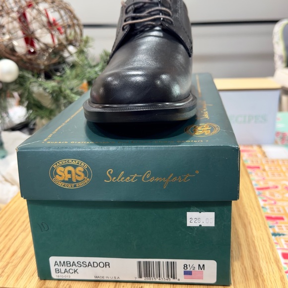 SAS Select Comfort Men's Black Shoes size 8 - Picture 7 of 10
